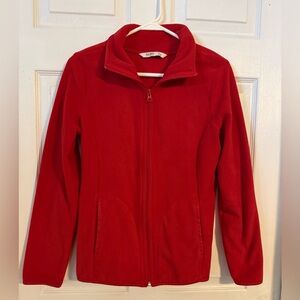 Women’s Old Navy Vibrant Red Fleece Jacket Size S